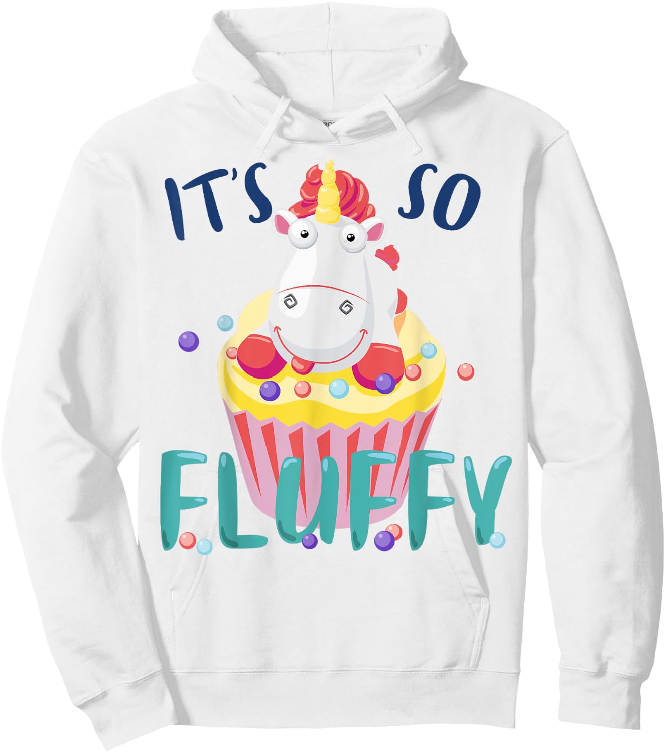Despicable Me Minions It's So Fluffy Cupcake Graphic Hoodie - Hoodie | White