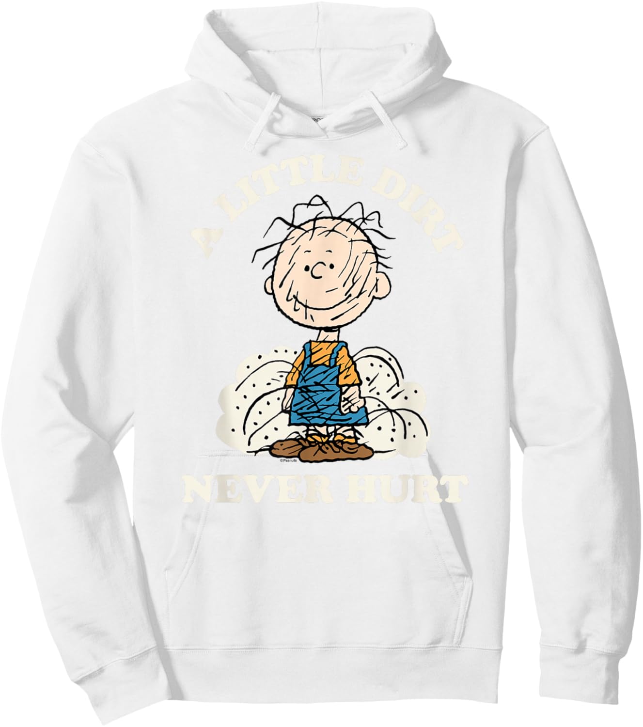 Peanuts - Pigpen Little Dirt Never Hurt Hoodie - Hoodie | White