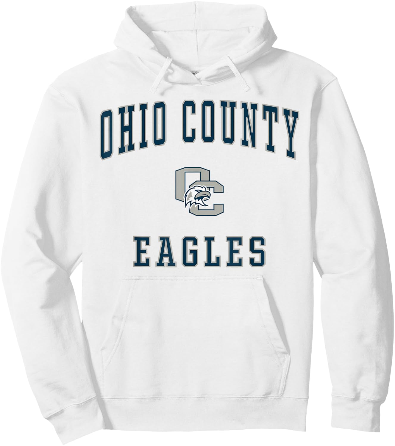 Ohio County High School Eagles Hoodie - Hoodie | White