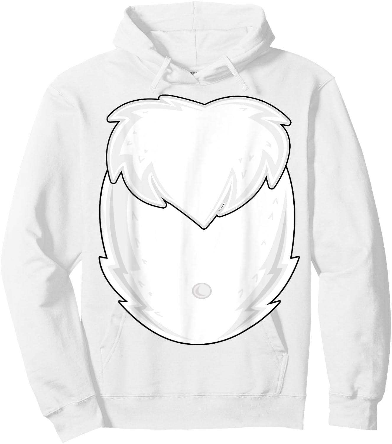 Easter Youth Bunny Costume Youth Easter Shirt Rabbit Belly Hoodie - Hoodie | White
