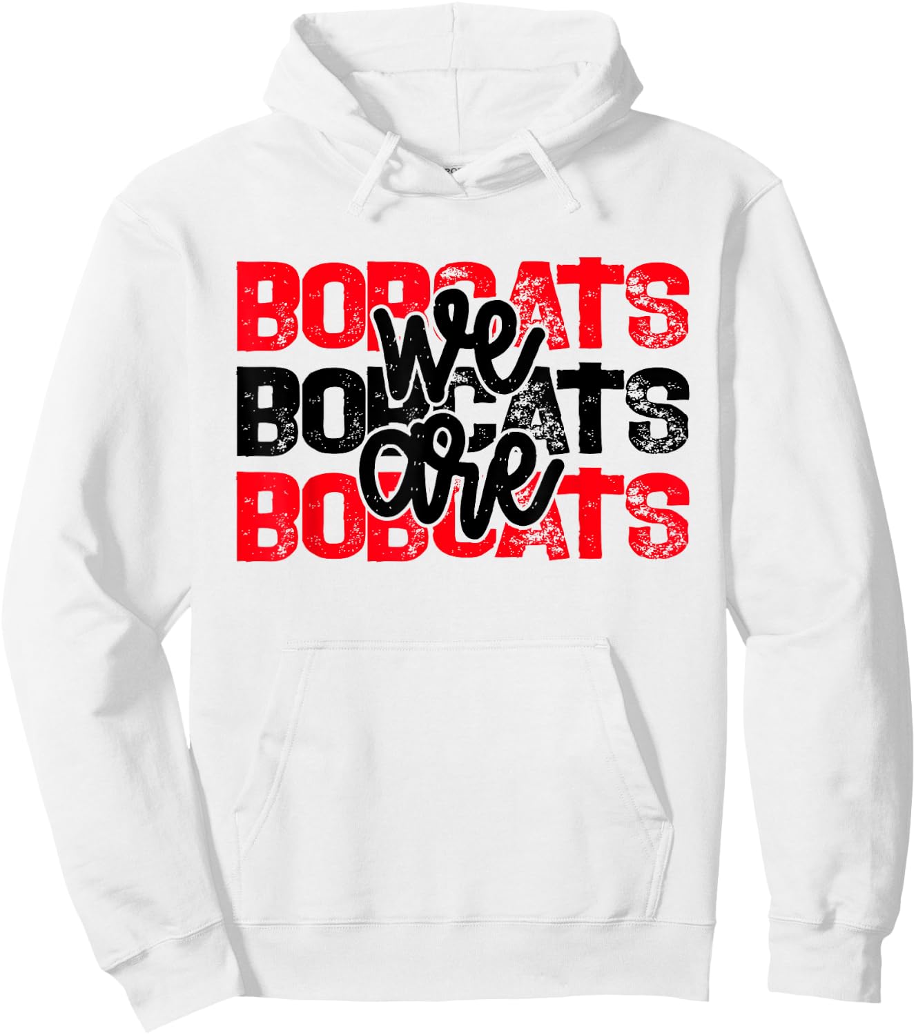 Bobcats School Spirit Hoodie - Hoodie | White