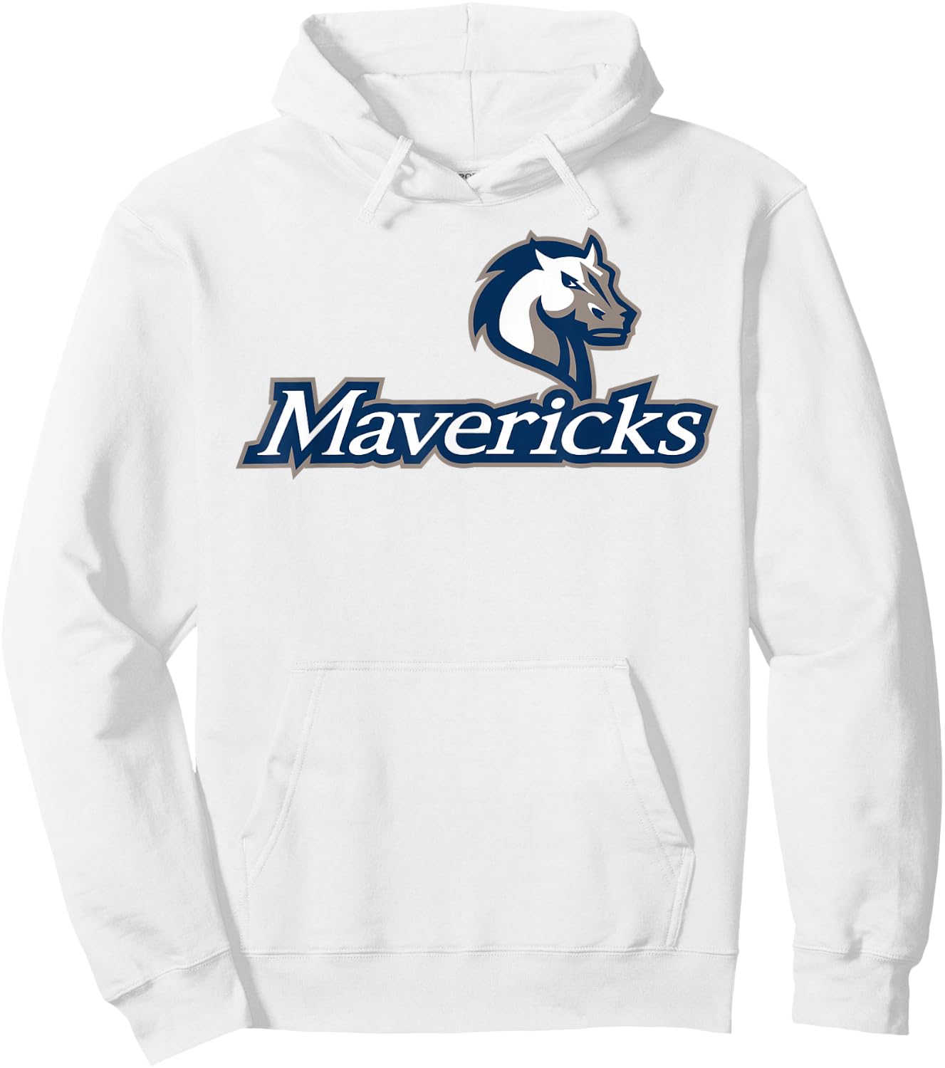 Mercy University Mavericks Mavs Logo Hoodie - Hoodie | White