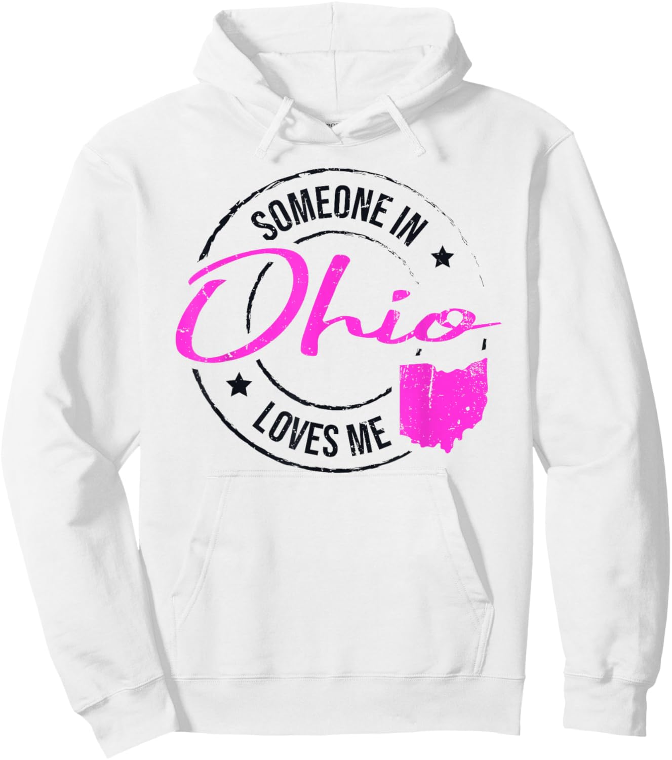 Someone in Ohio Loves Me Ohio Hoodie - Hoodie | White