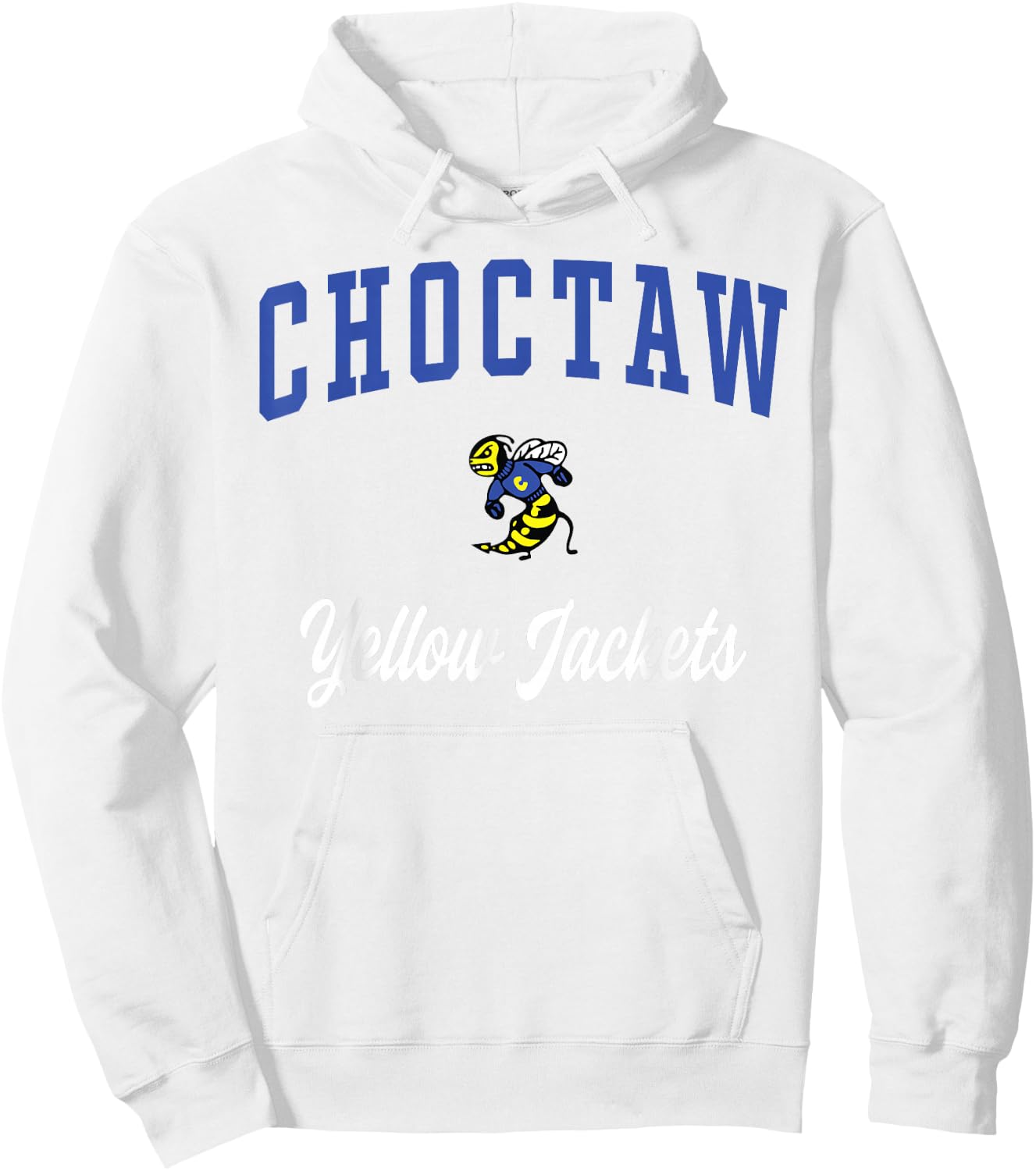 Choctaw High School Yellow Jackets Hoodie - Hoodie | White