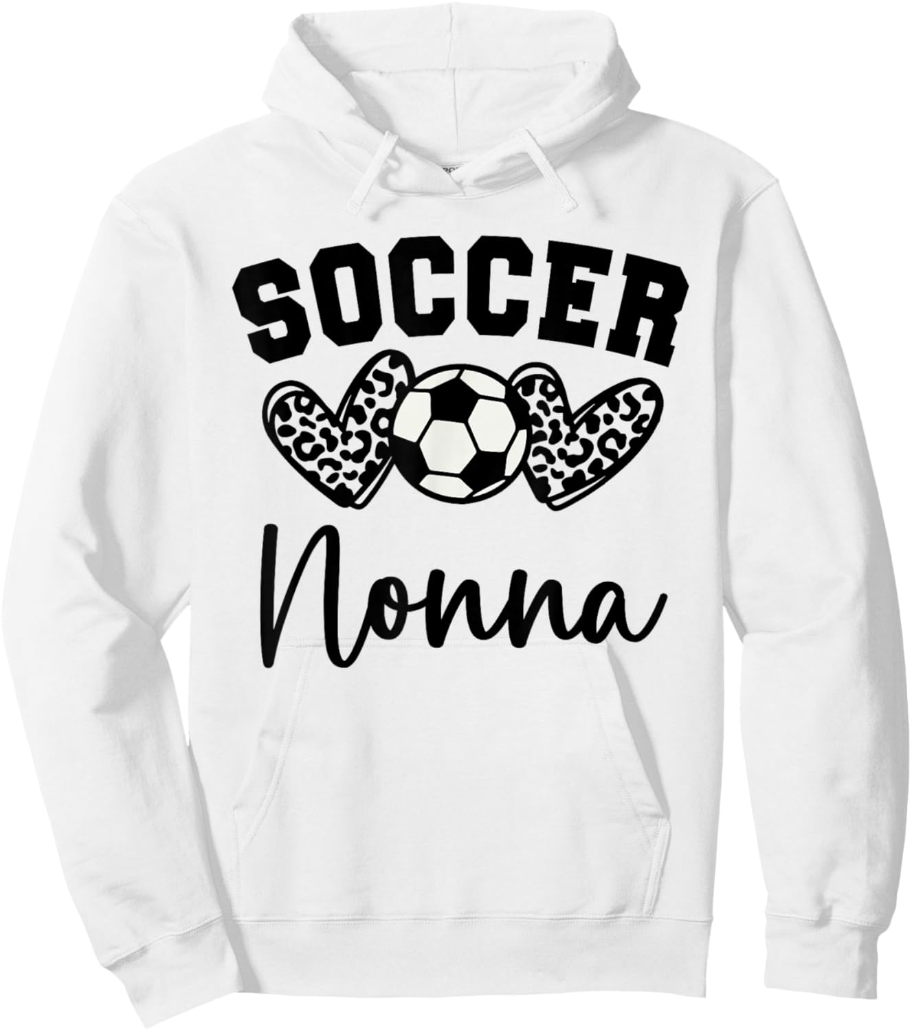 Soccer Nonna Matching Family Soccer Hoodie - Hoodie | White