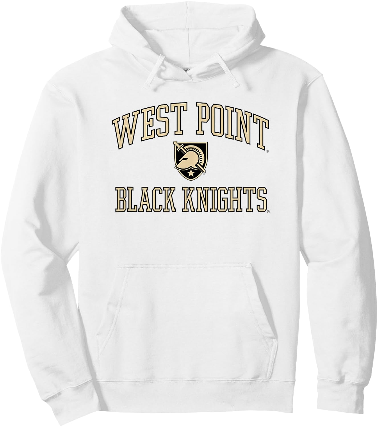 Army Black Knights West Point Icon Logo Officially Licensed Hoodie - Hoodie | White
