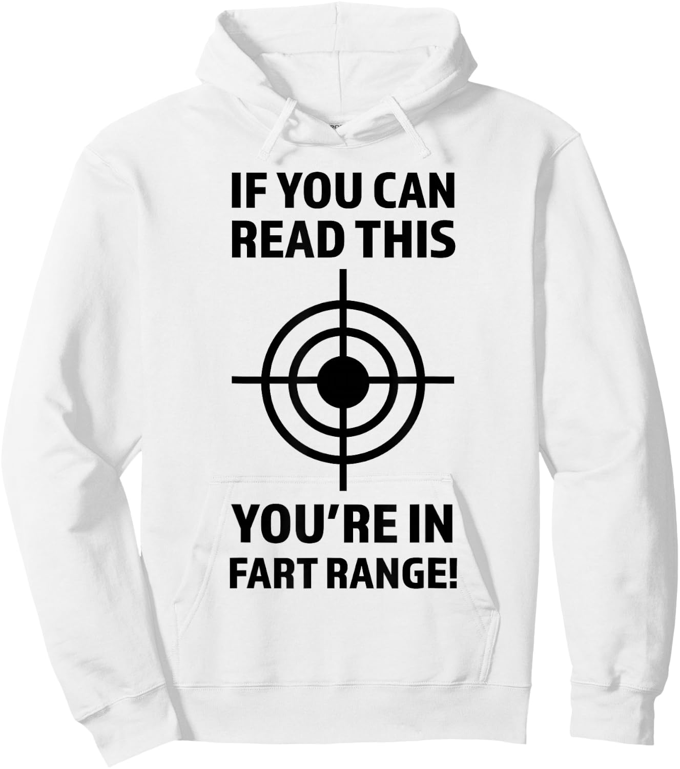 If - You can read this You're in Fart Range | Christmas Gift Hoodie - Hoodie | White