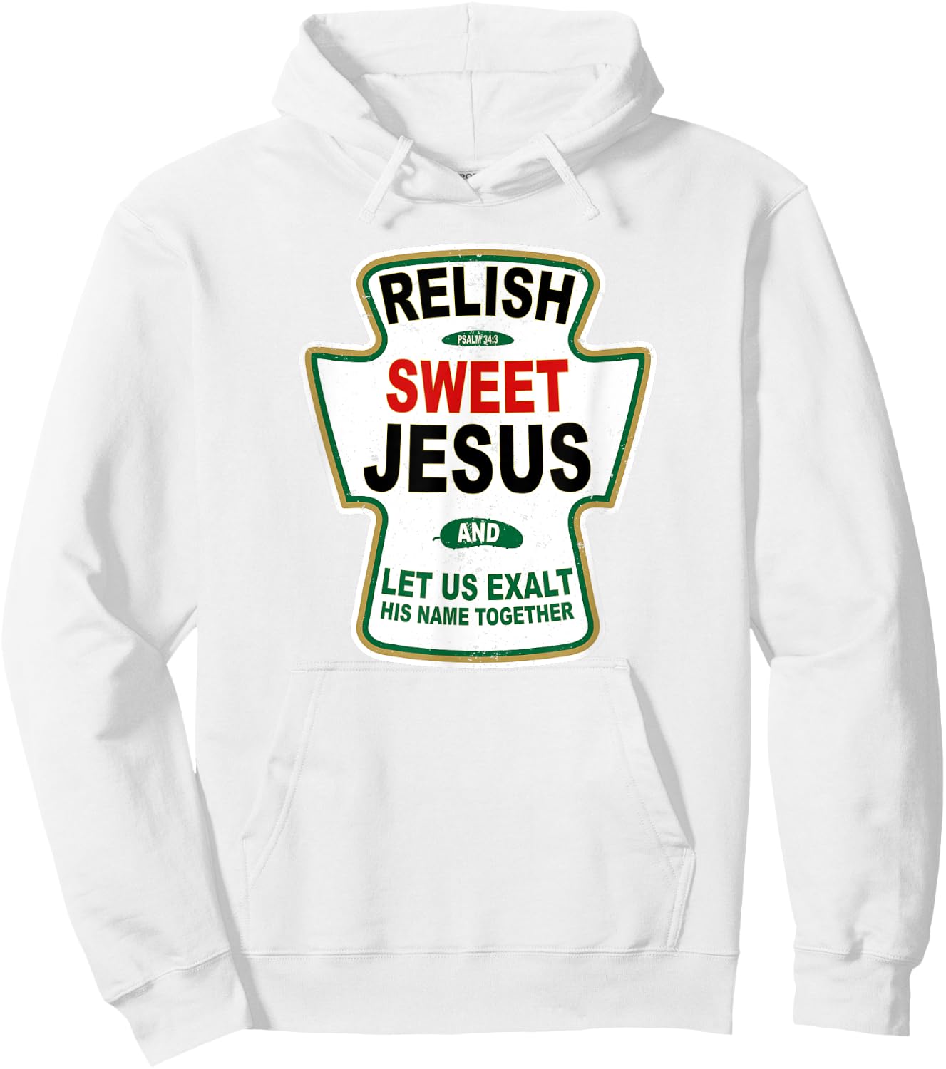 Grunge Christian Relish Sweet Jesus Hoodie - Hoodie | White