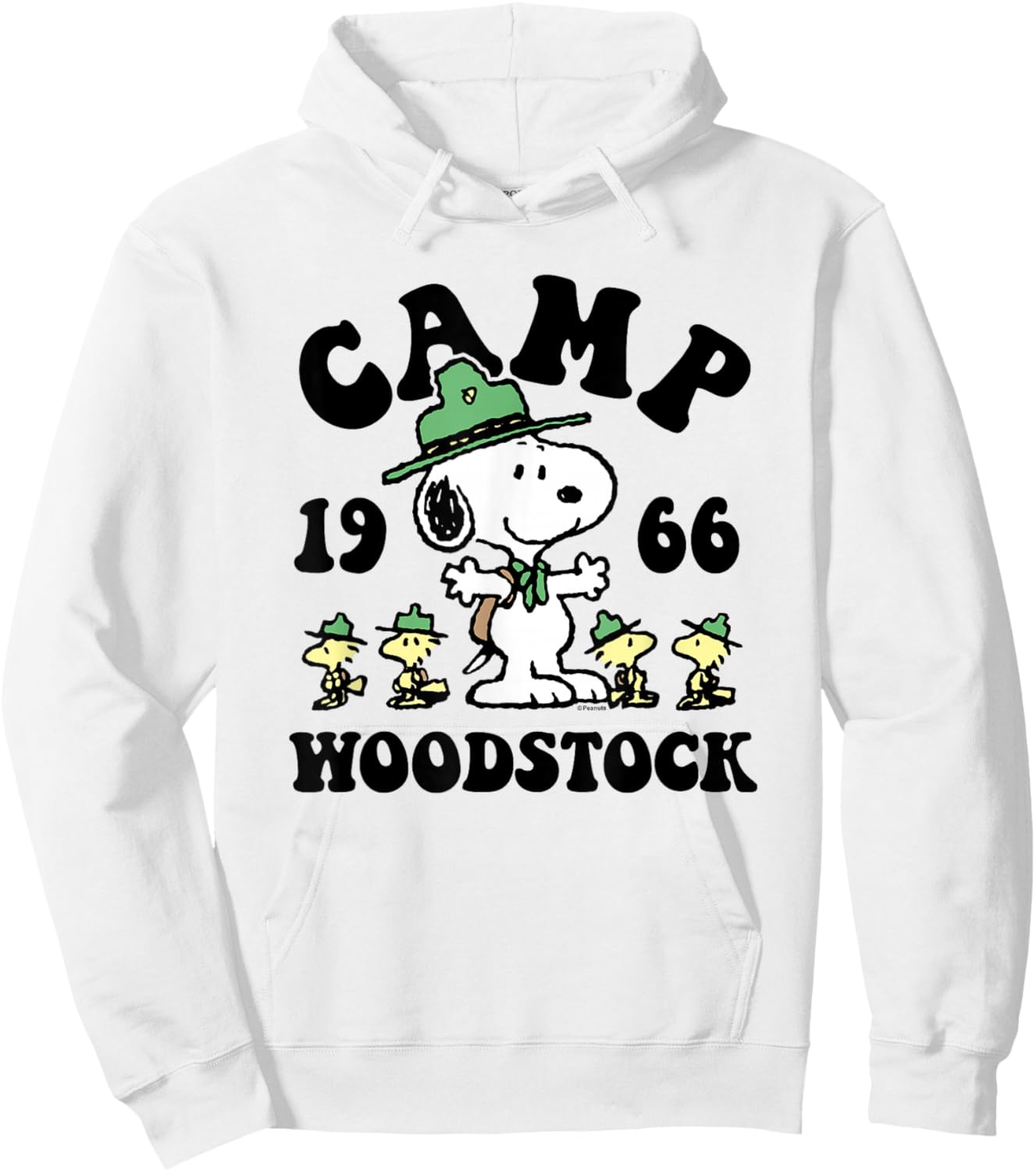 Peanuts - Camp Woodstock Hoodie - Hoodie | White