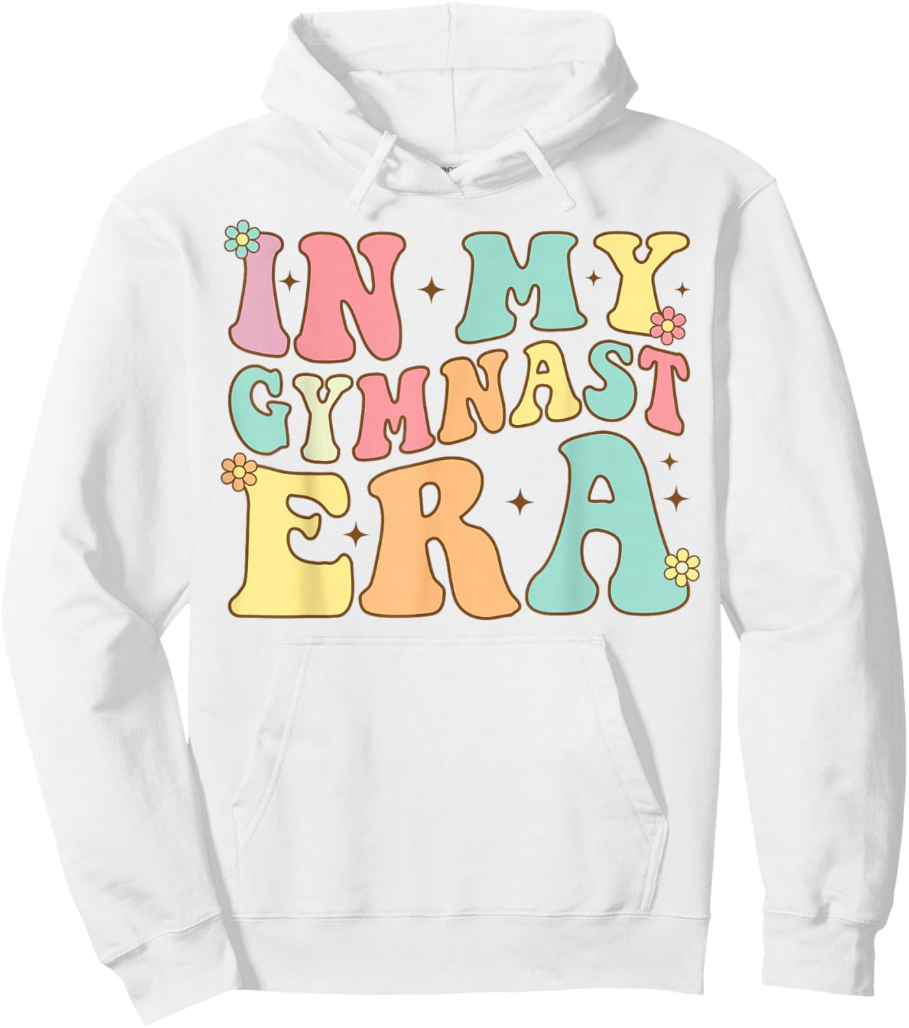 Groovy In My Gymnast Era Gymnast Gymnastic Hoodie - Hoodie | White
