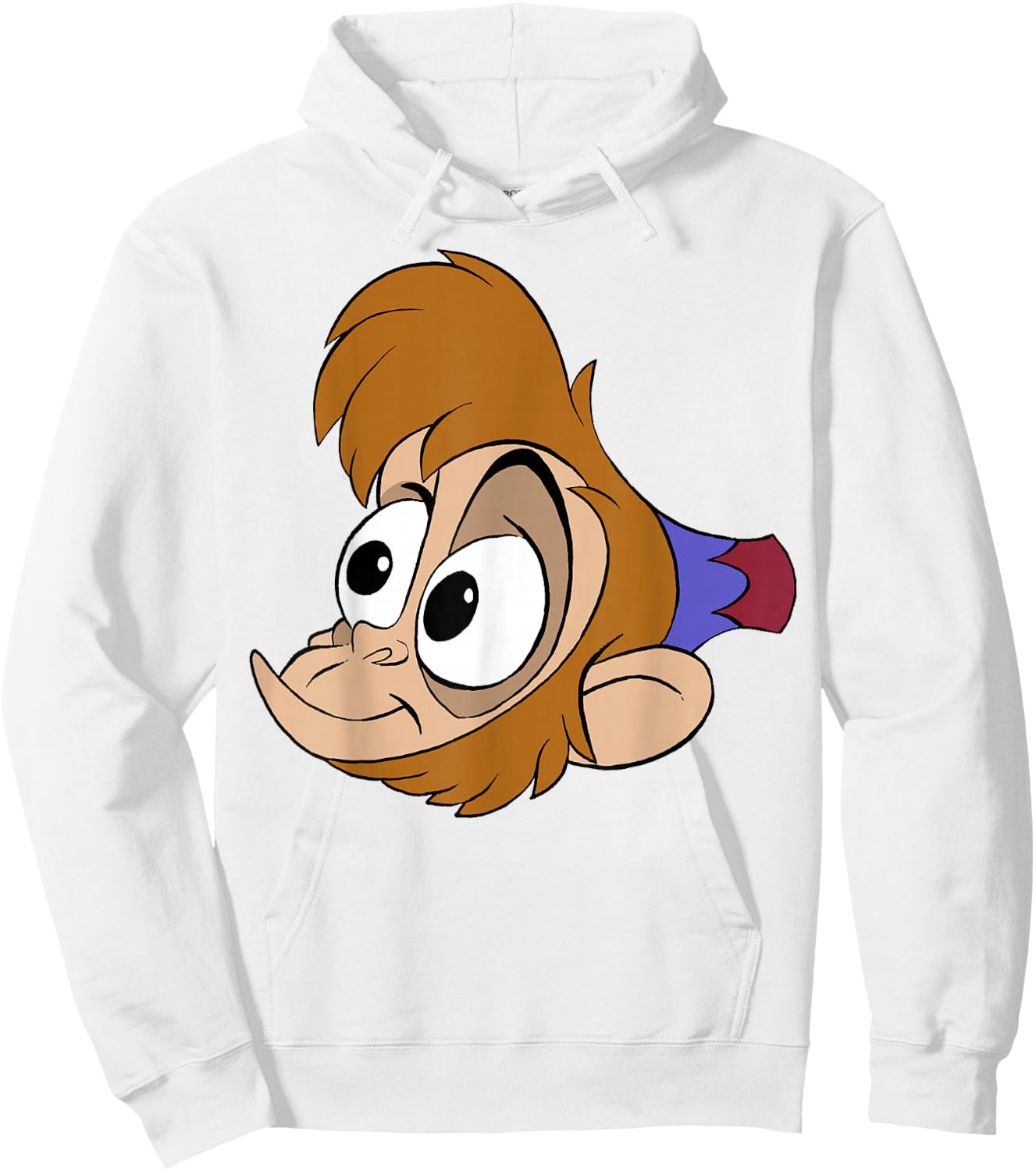 Disney Aladdin Abu Large Face Hoodie - Hoodie | White