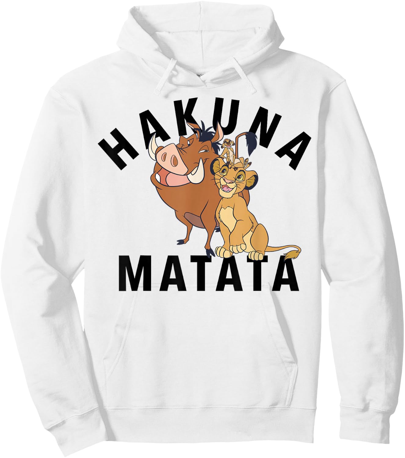 Disney The Lion King Hakuna Matata Friends Hoodie - Hoodie | White