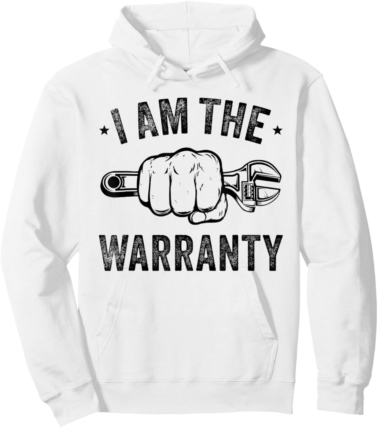 Car Lover I Am The Warranty Car Mechanic Hoodie - Hoodie | White