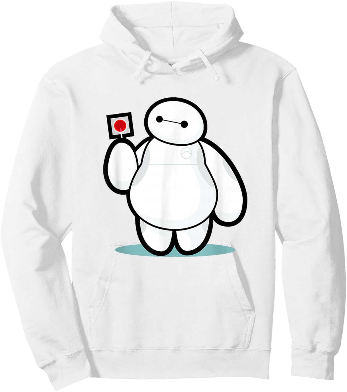 Disney Big Hero 6 Baymax with Lollipop Cute Shot Hoodie - Hoodie | White