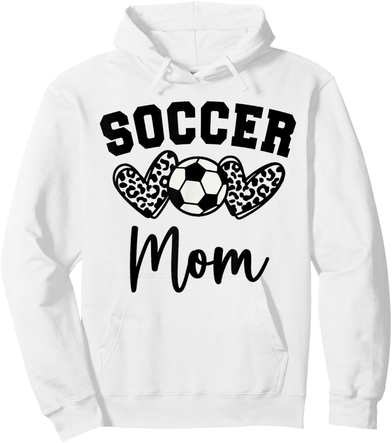 Soccer Mom Matching Family Soccer Hoodie - Hoodie | White