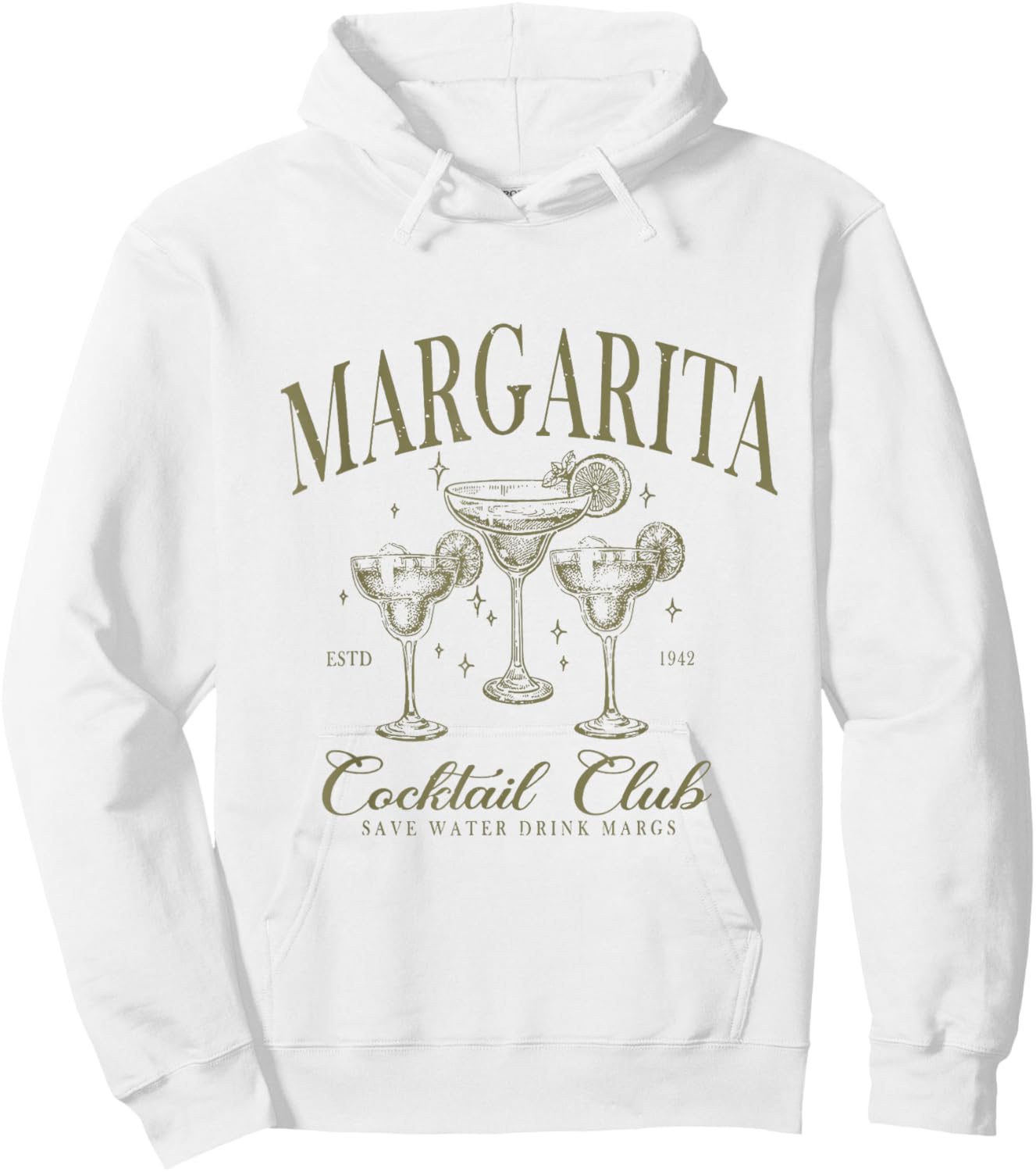 Margarita Cocktail Club Hoodie - Hoodie | White