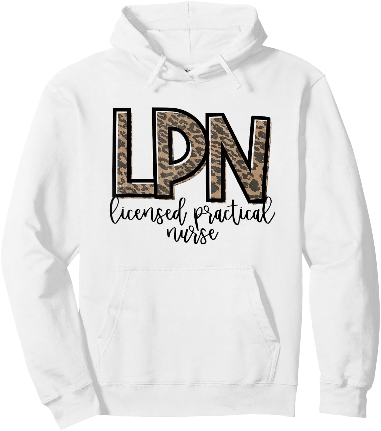 LPN Licensed Practical Nurse Cute Nurse Hoodie - Hoodie | White