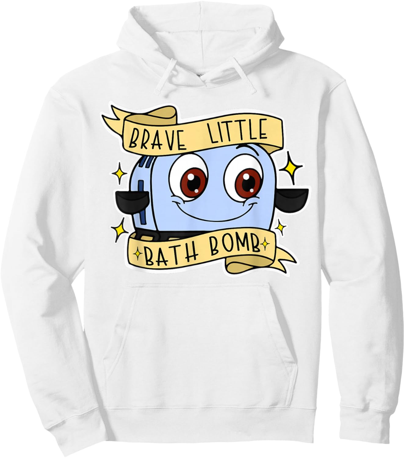 Brave Little Bath Bomb Hoodie - Hoodie | White