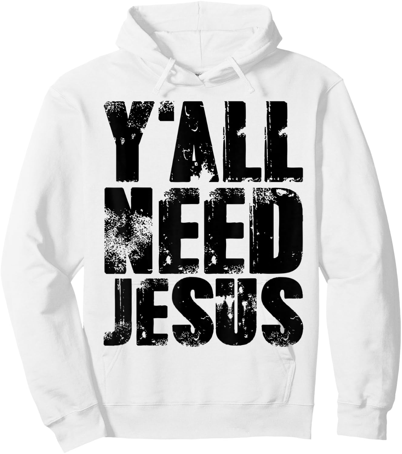 Yall Needs Jesus Bible Pride Men Hoodie - Hoodie | White