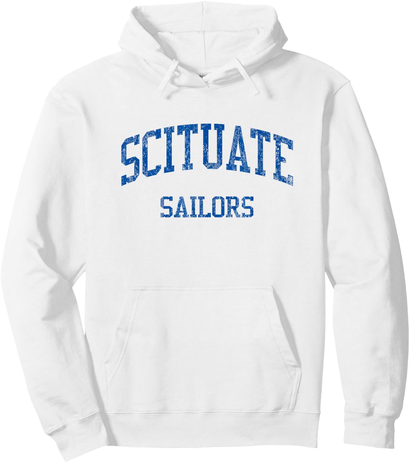 Scituate High School HS Scituate MA Vintage Sports Hoodie - Hoodie | White