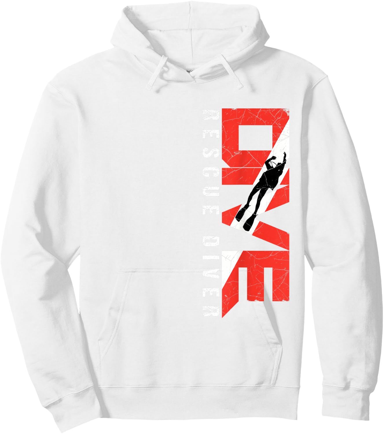 Scuba Dive Rescue Diver Hoodie - Hoodie | White