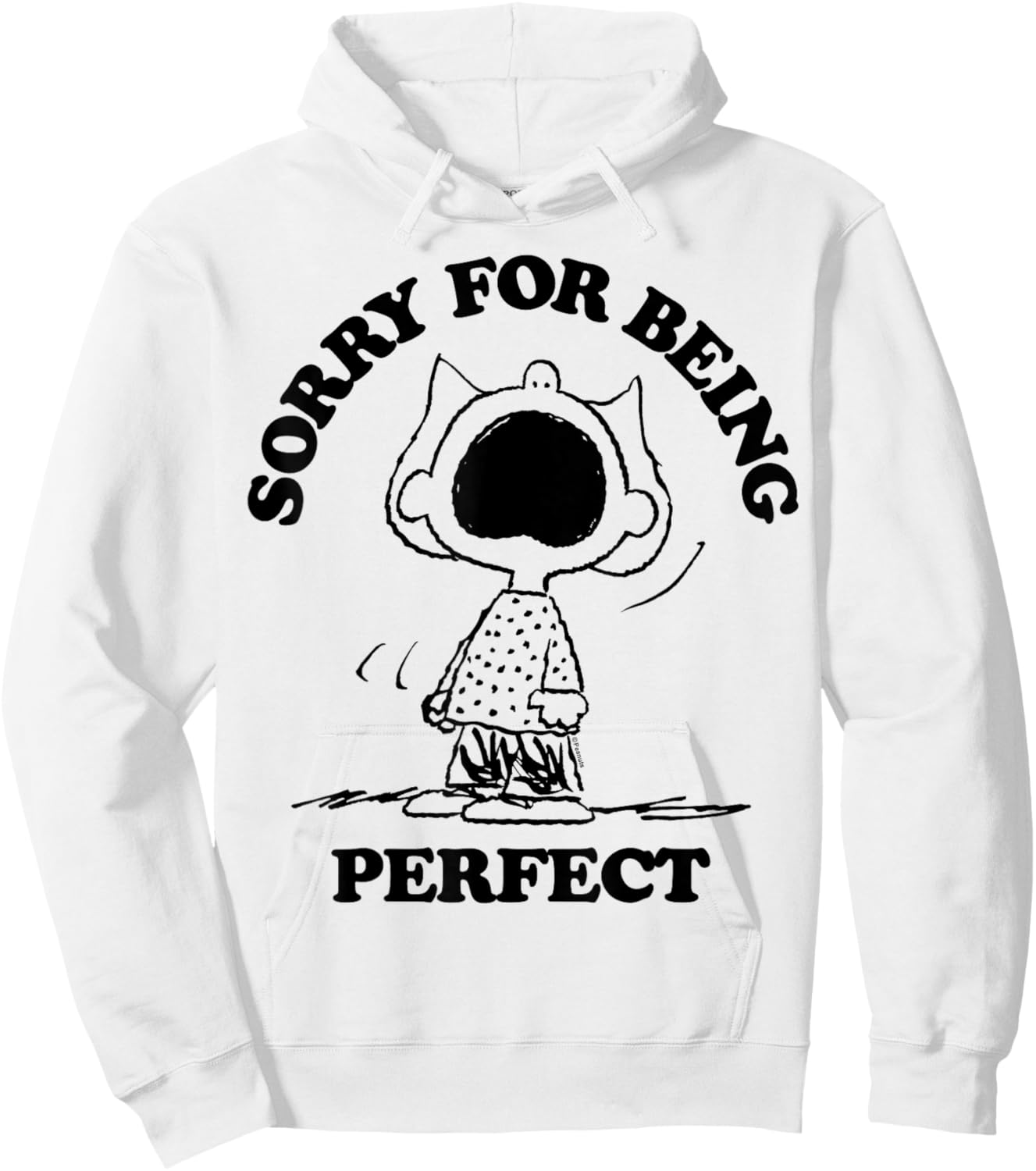 Peanuts - Sally Sorry For Being Perfect Hoodie - Hoodie | White