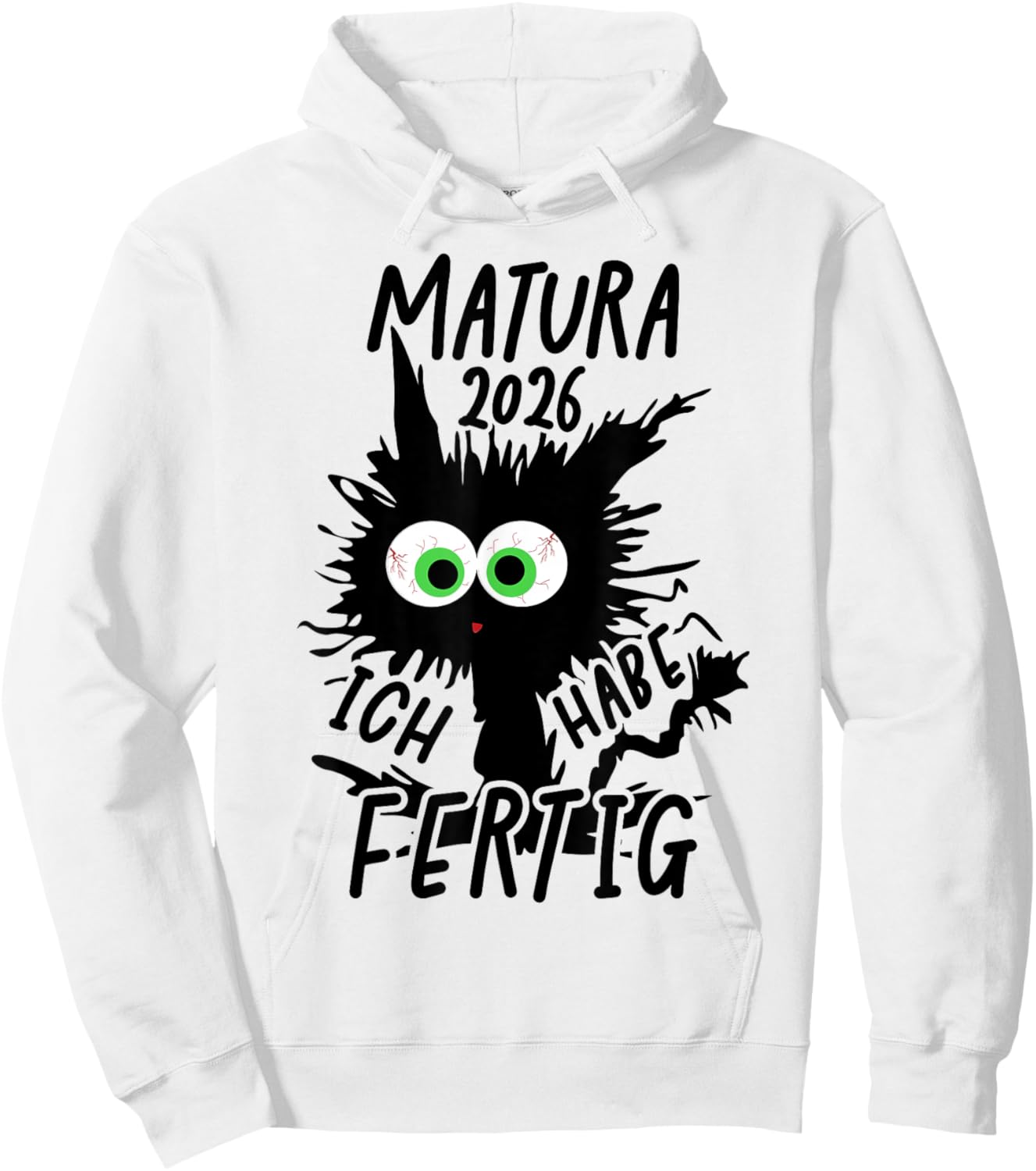 Matura 2026 Ich Habe Fertig Matura Geschafft 2026 Hoodie - Hoodie | White