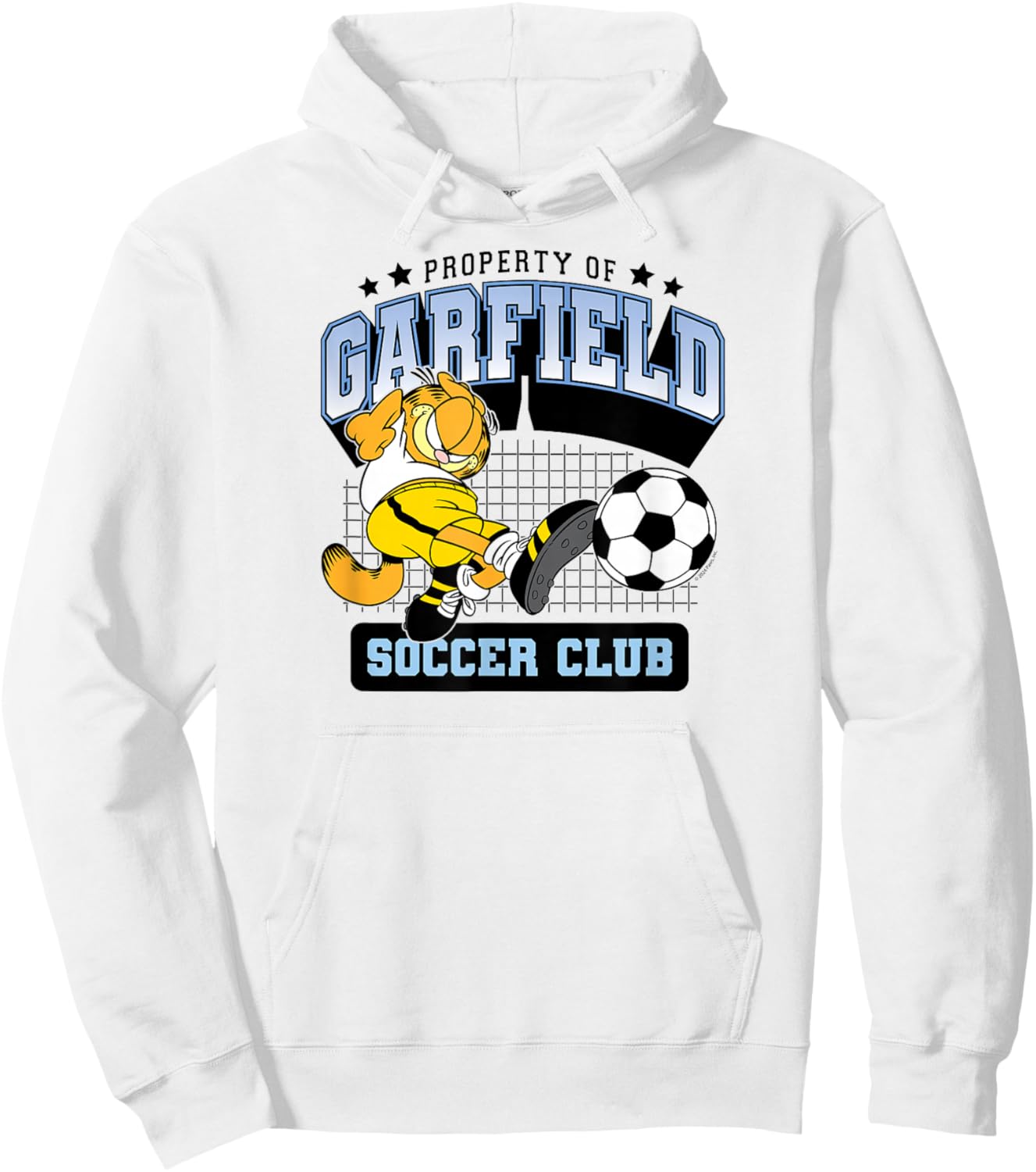 Garfield - Soccer Club Goal Kick Hoodie - Hoodie | White