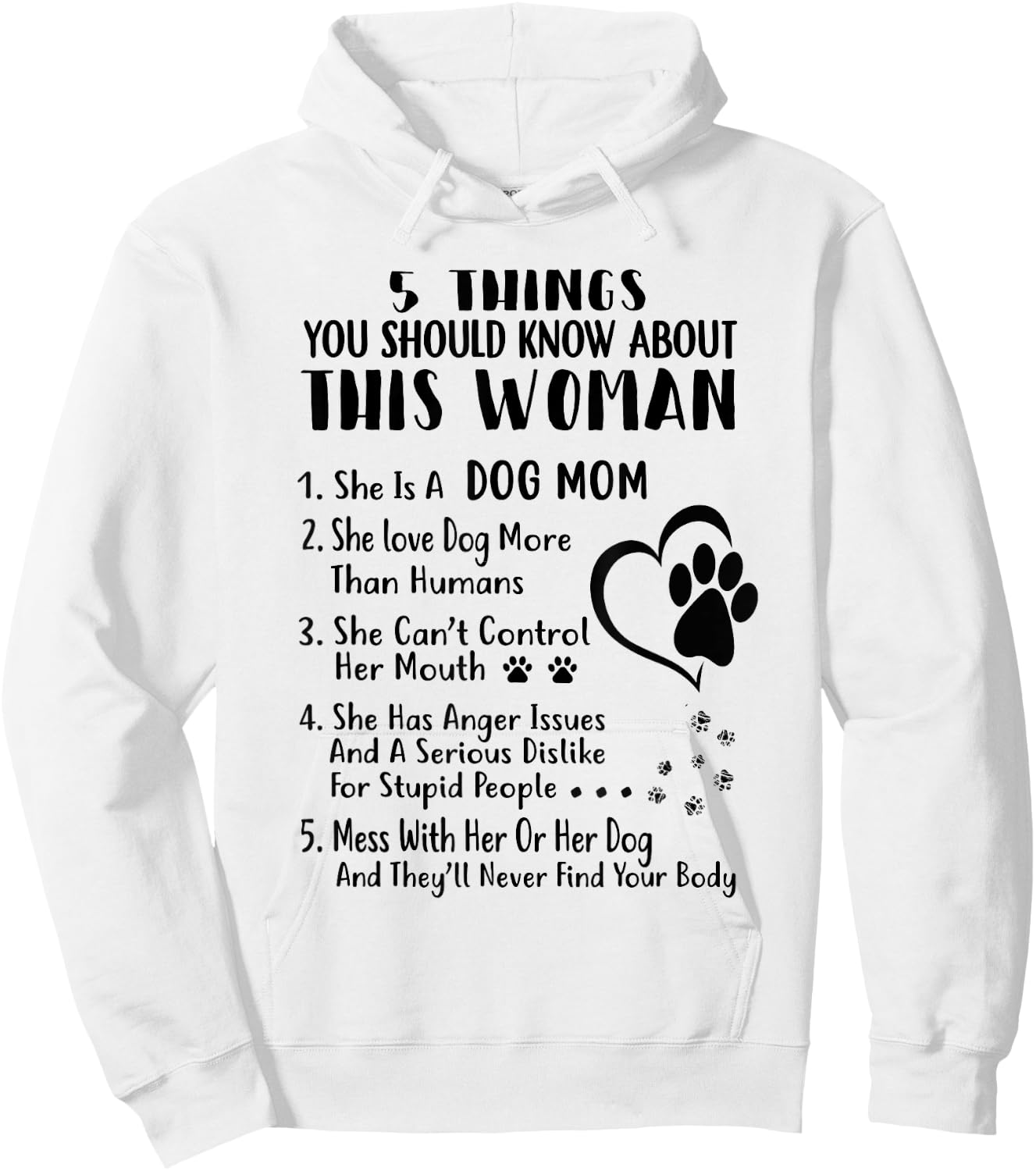 5 Things You Should Know About This Dog Mom Hoodie - Hoodie | White