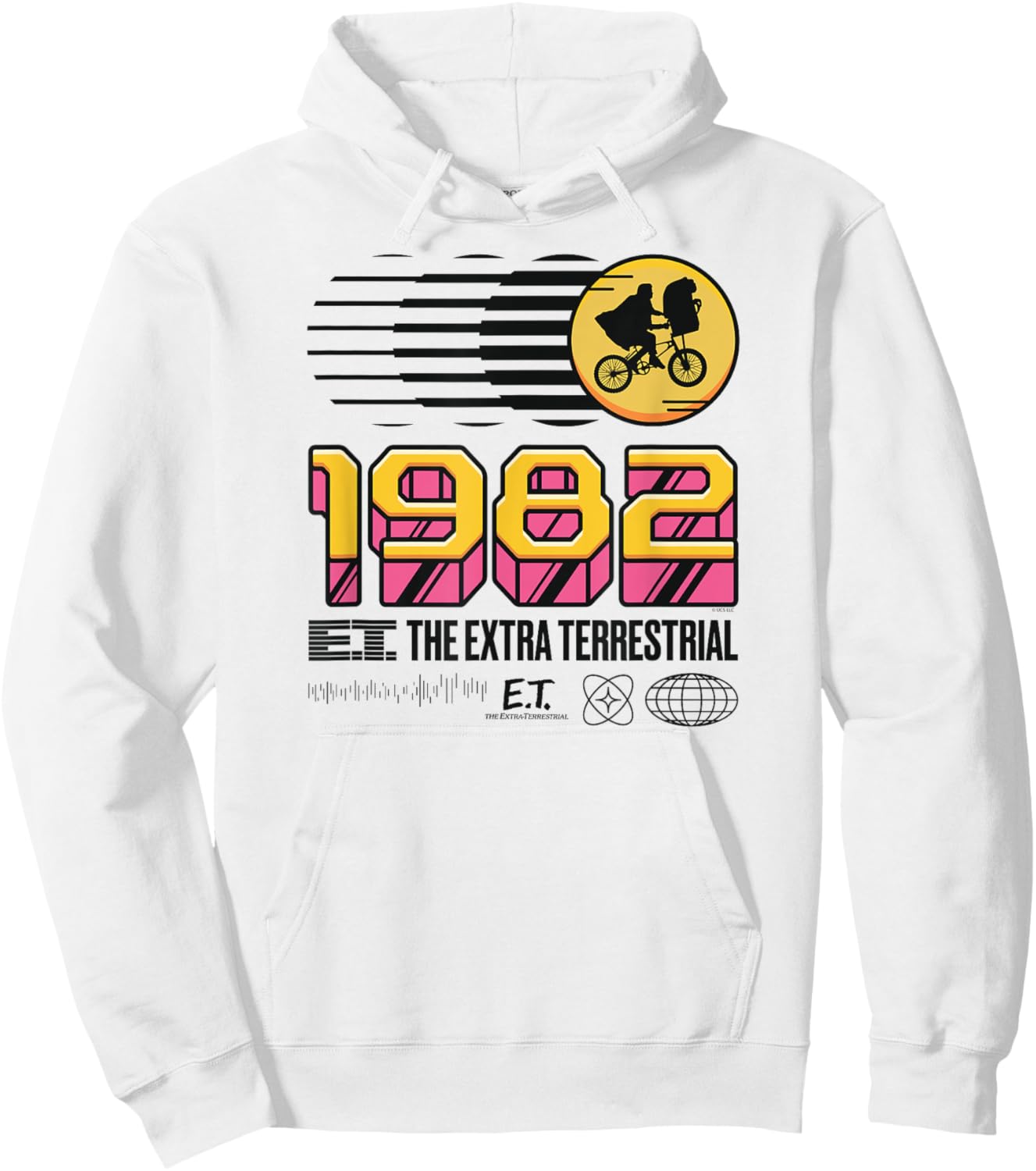 E.T. the Extra-Terrestrial 1982 Retro Hoodie - Hoodie | White