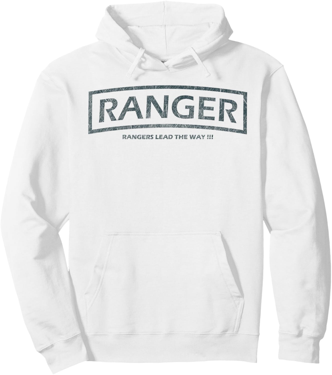 Rangers lead the Way US Military Army Hoodie - Hoodie | White