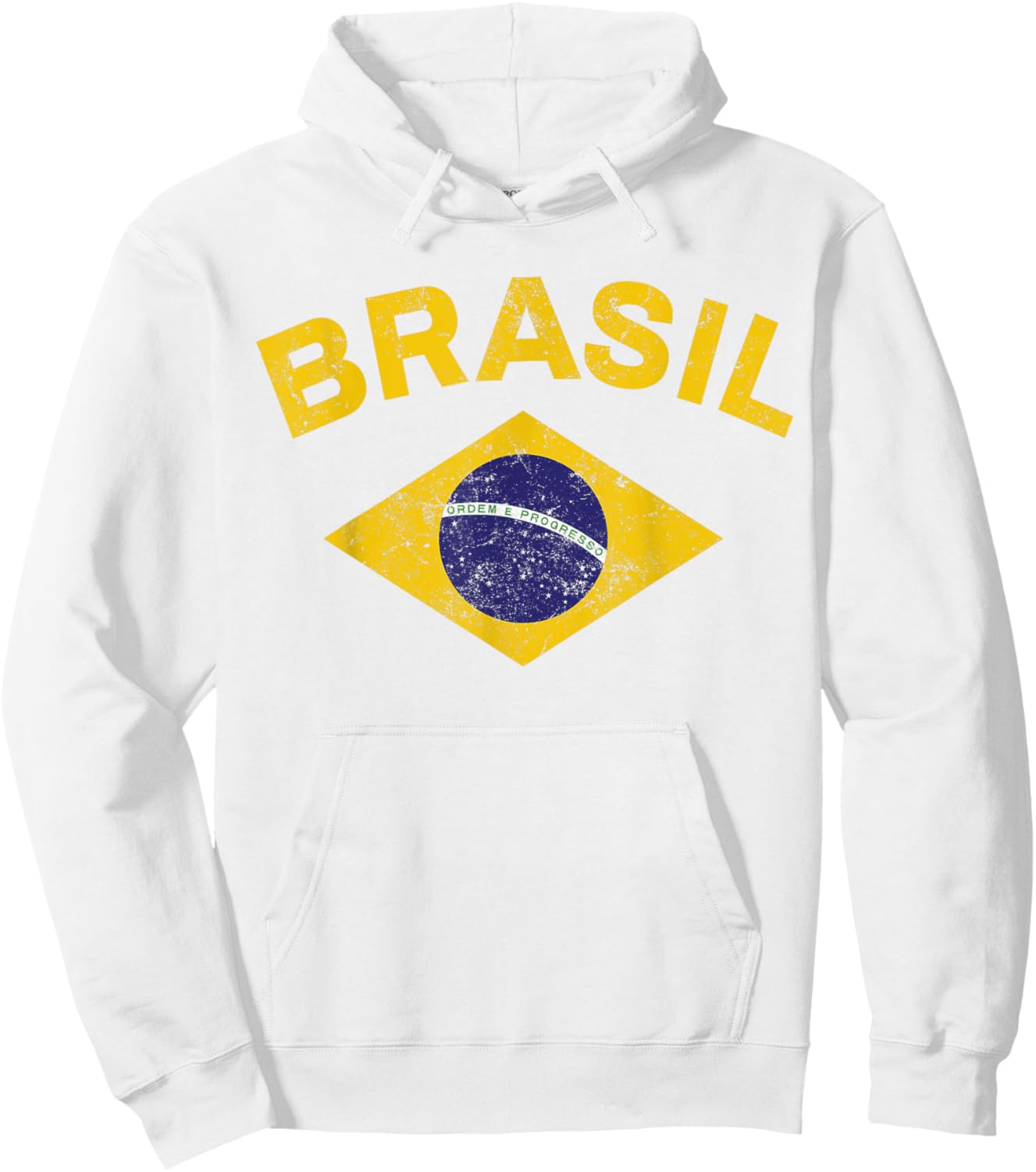 Brazil Flag Patriotic Brazilian Men Boys Girls Brazil Hoodie - Hoodie | White