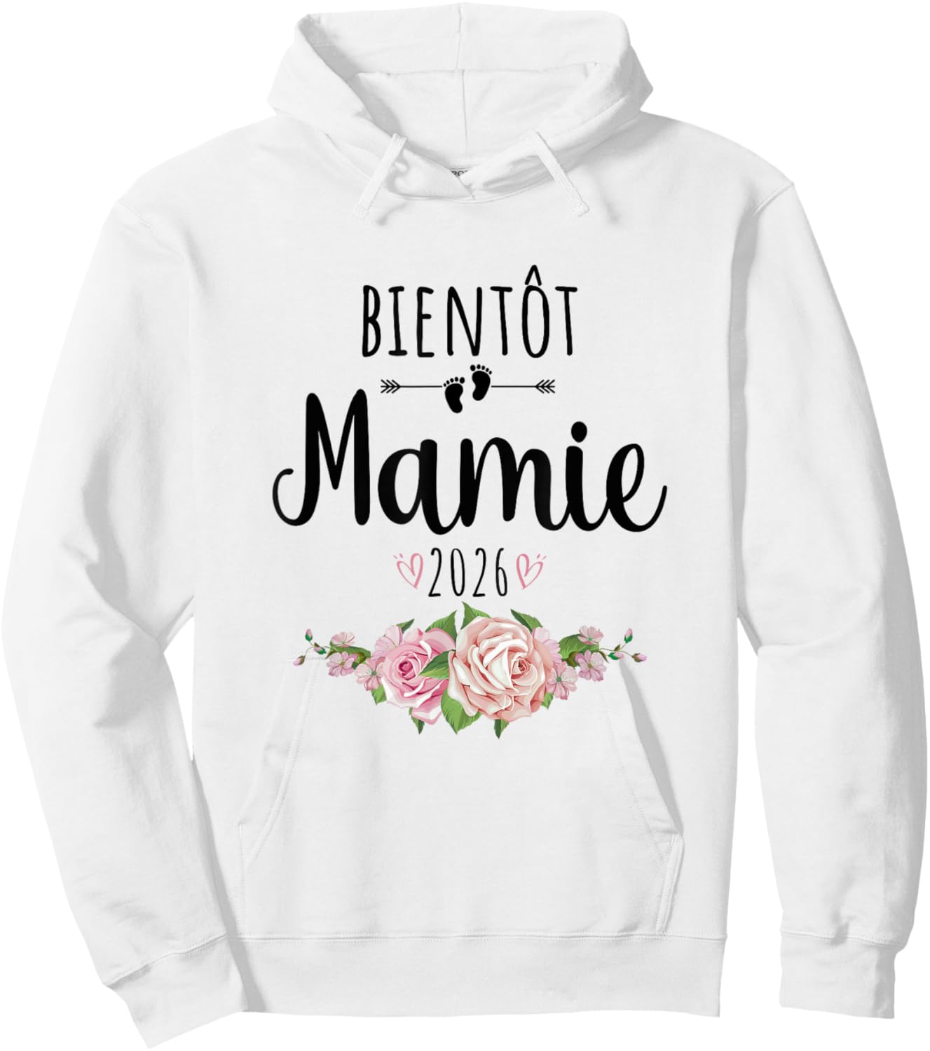 Announcement Pregnancy Grandmother 2026 Hoodie - Hoodie | White