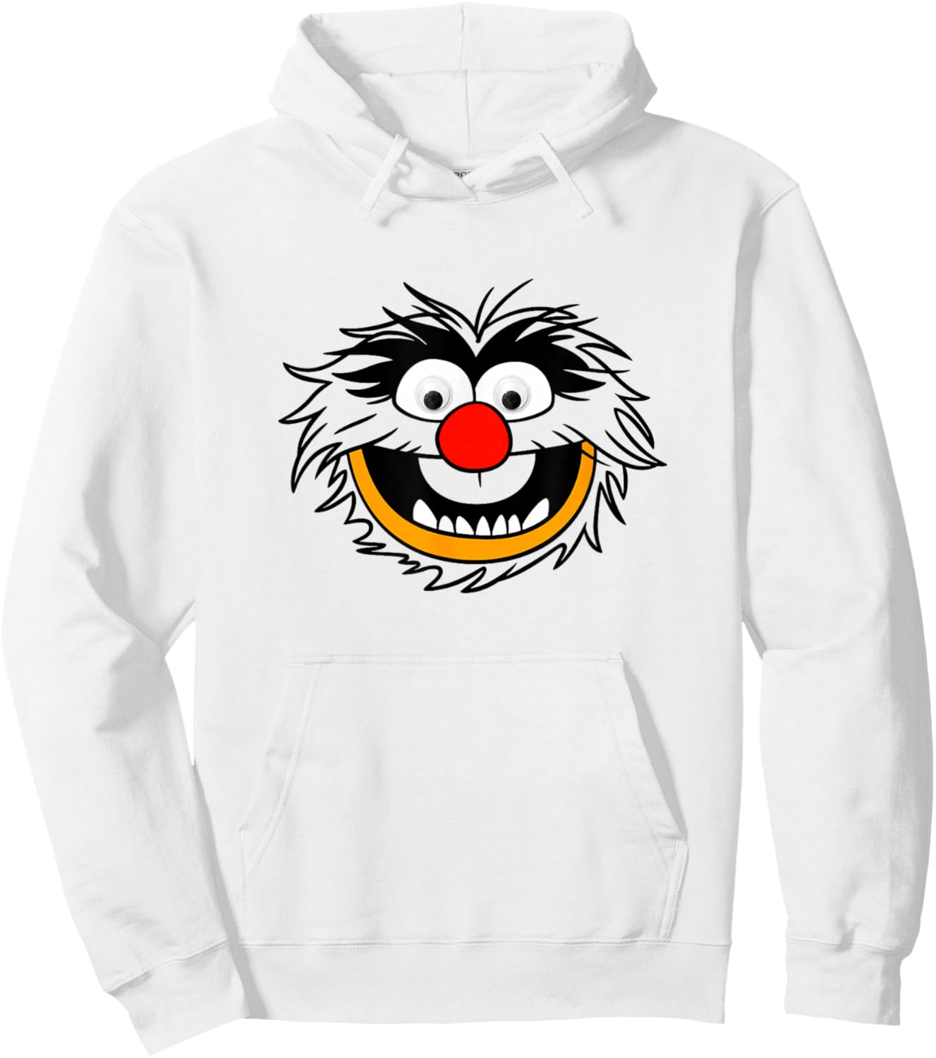 Disney The Muppets Silly Animal Big Head Big Chest Portrait Hoodie - Hoodie | White