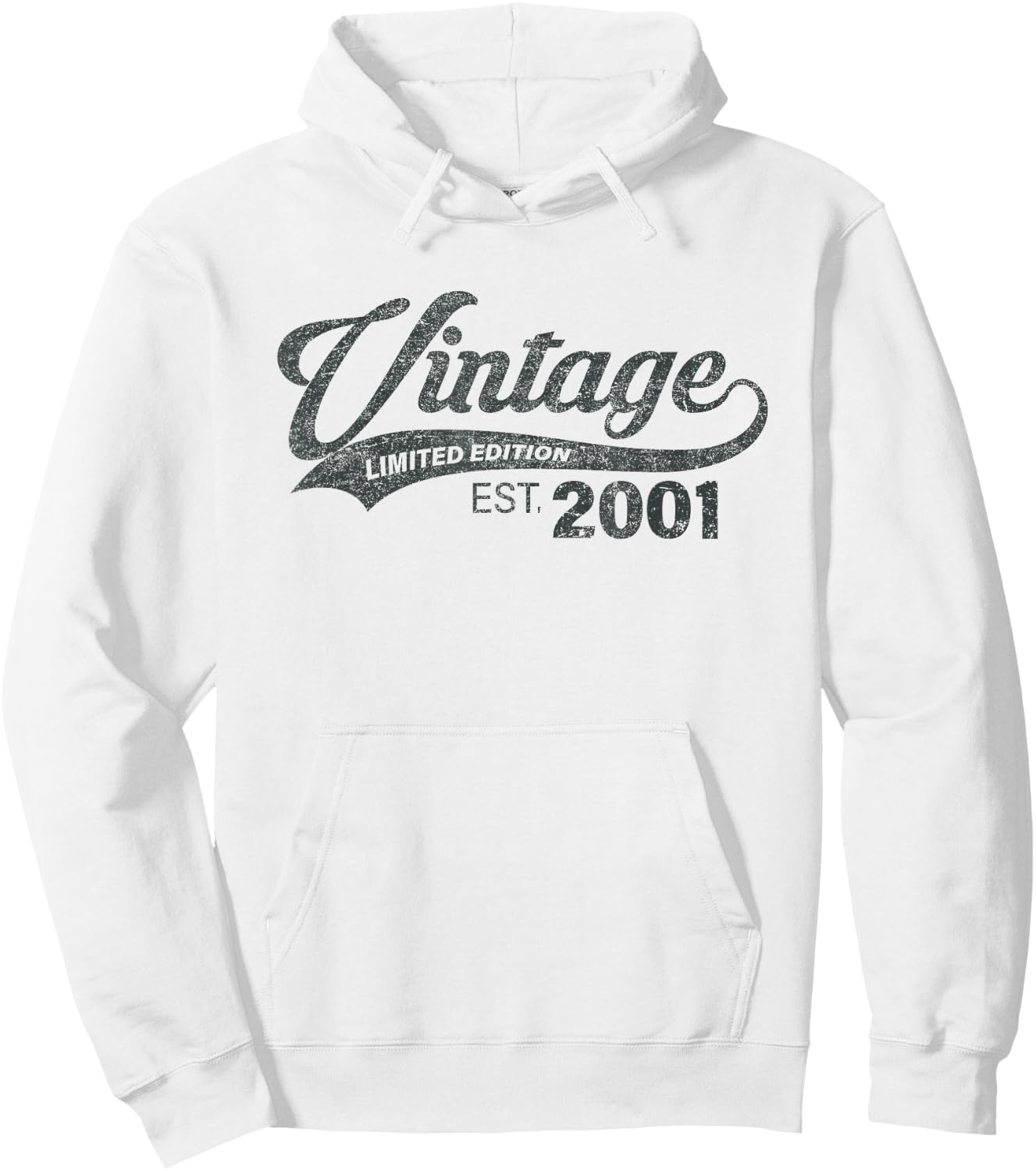Vintage 2001 Cool 24 Year Old Bday 24th Birthday Men Women Hoodie - Hoodie | White