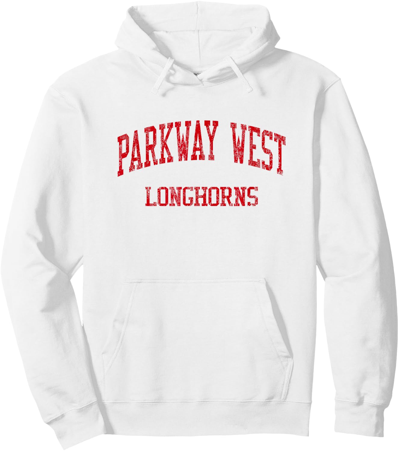 Parkway West High School HS Ballwin MO Vintage Sports Hoodie - Hoodie | White