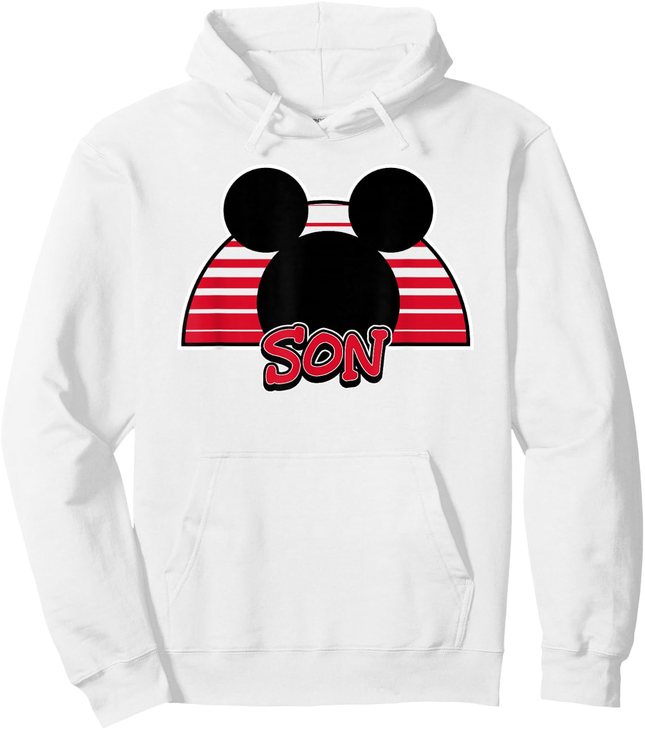 Disney - Mickey Mouse Son Hoodie - Hoodie | White