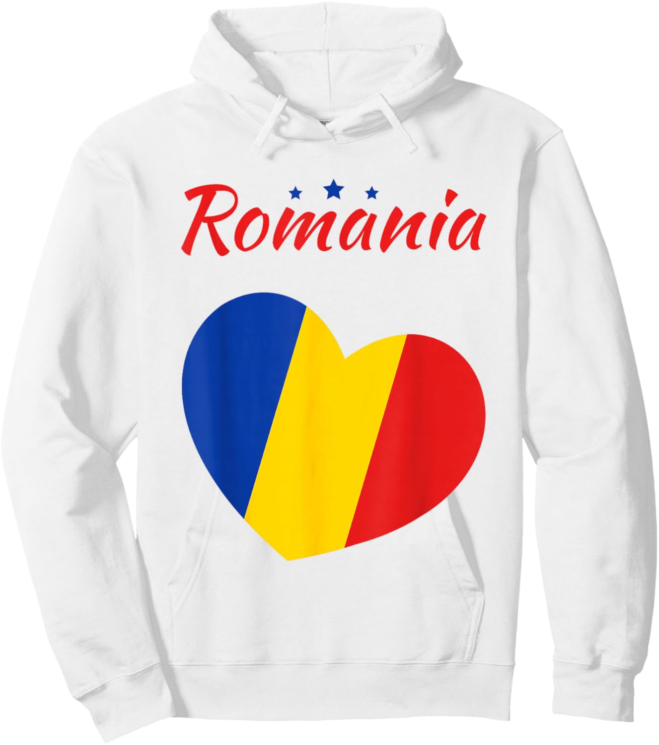 Rumänien Flagge Damen Rumänien Männer Frauen Kinder Romania Hoodie - Hoodie | White