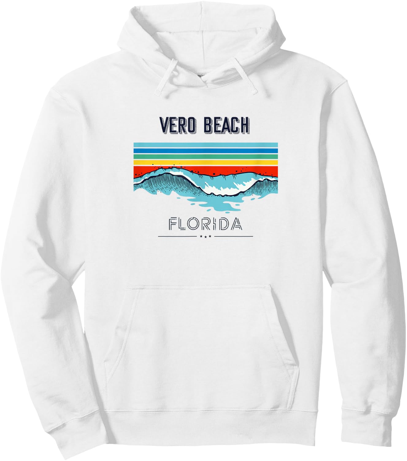 Vero Beach Souvenir - Florida Reminder Hoodie - Hoodie | White