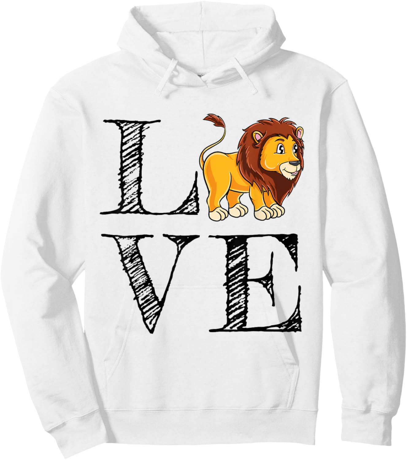 Lion Lover Gift Love Lions Hoodie - Hoodie | White