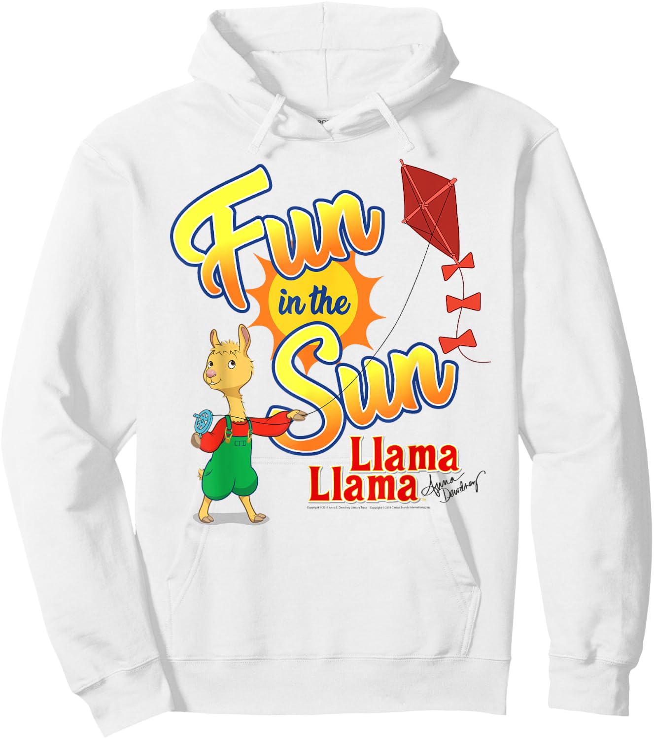 Llama Llama Red Pajama Netflix "Fun in the Sun" Shirt Hoodie - Hoodie | White