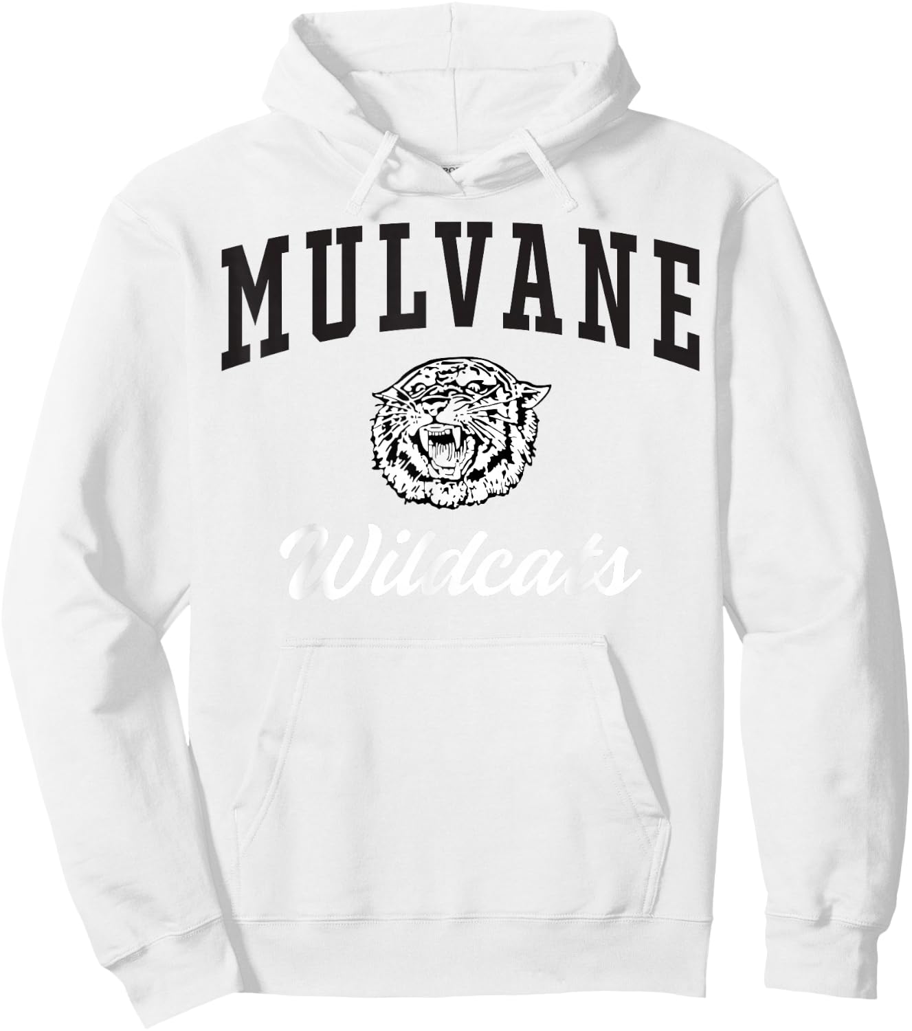 Mulvane High School Wildcats C3 Hoodie - Hoodie | White