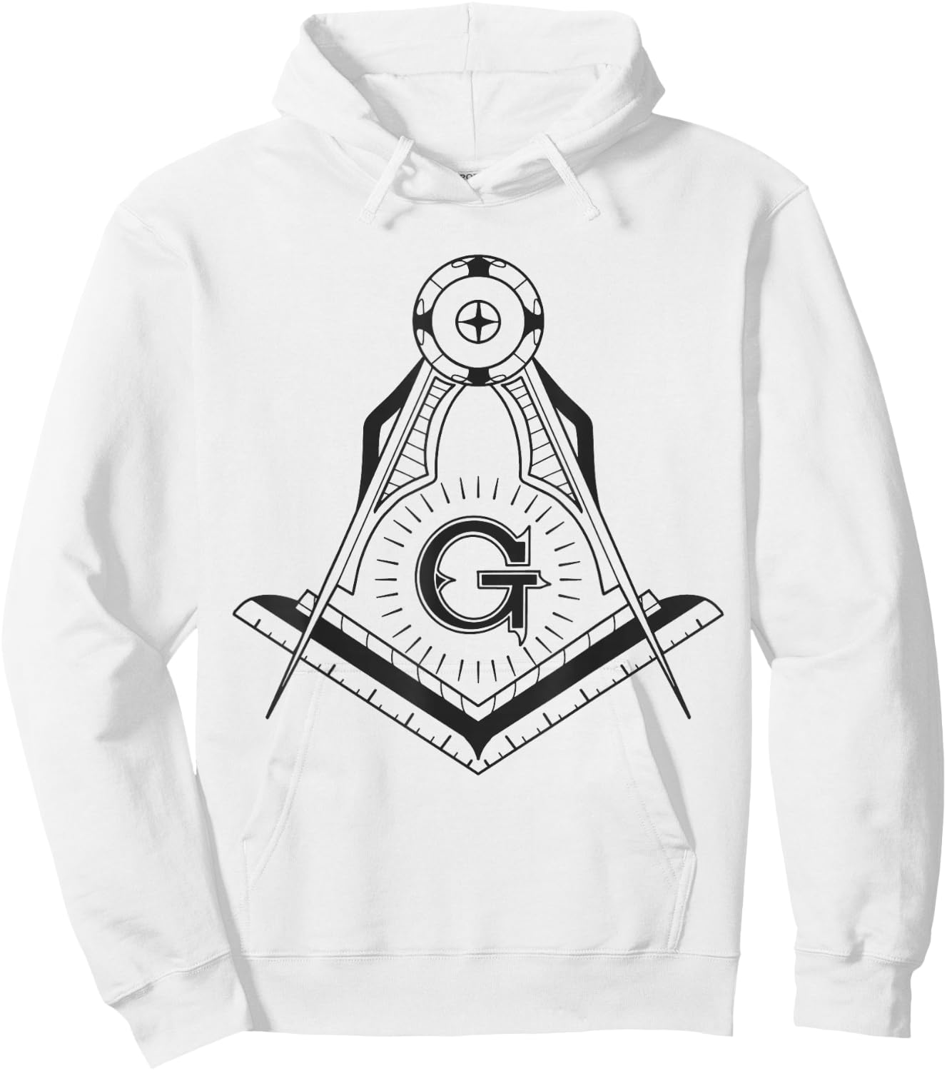 Freemason Emblem Hoodie - Hoodie | White