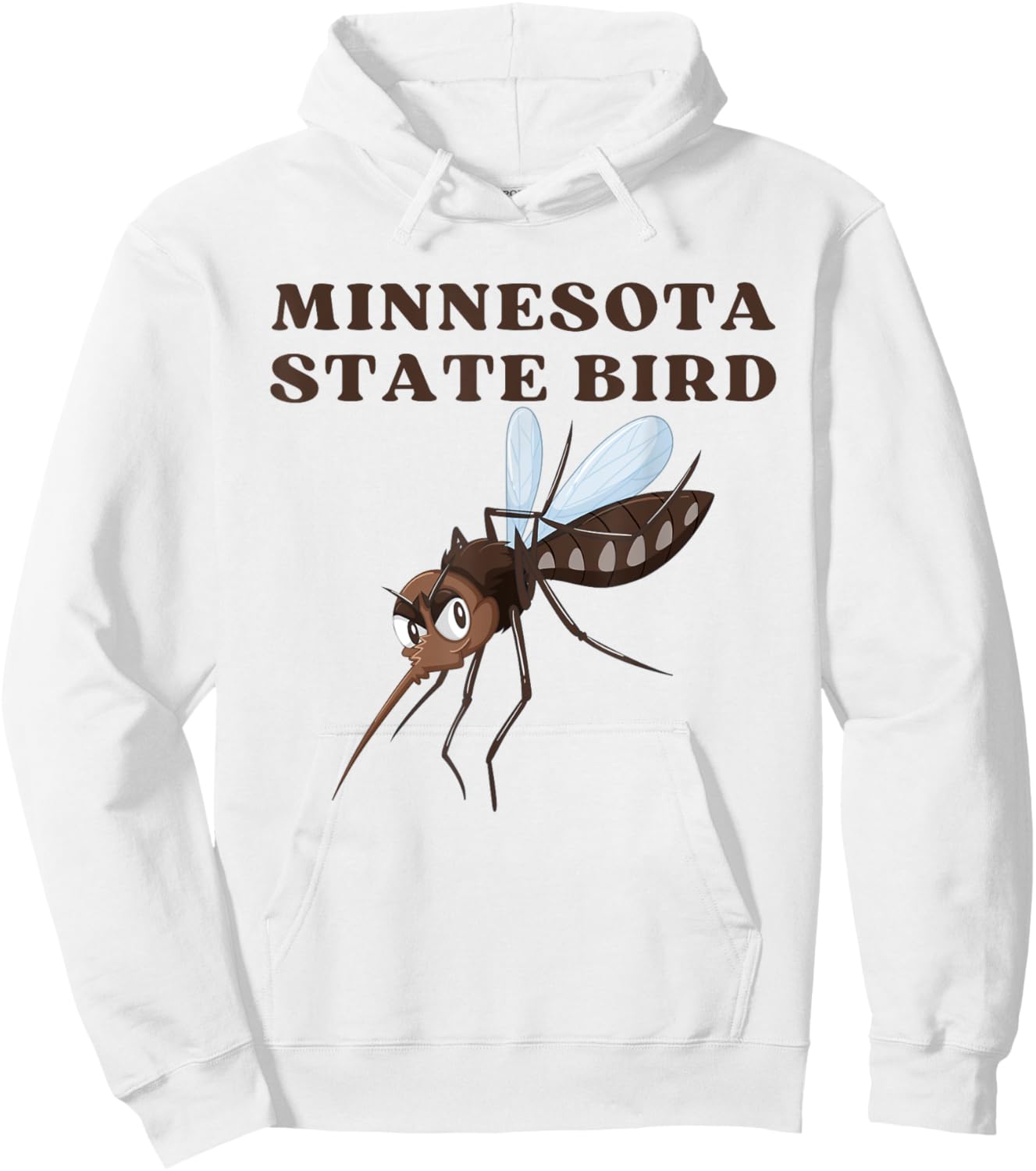 Funny Mosquito Minnesota State Bird Hoodie - Hoodie | White