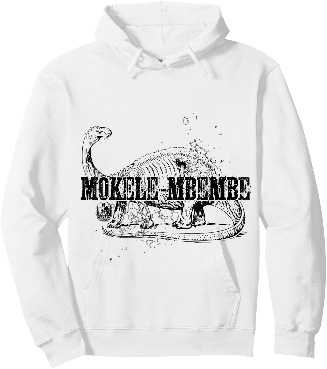 Mokele-Mbembe The Living Dinosaur of Africa Monster Cryptid Hoodie - Hoodie | White