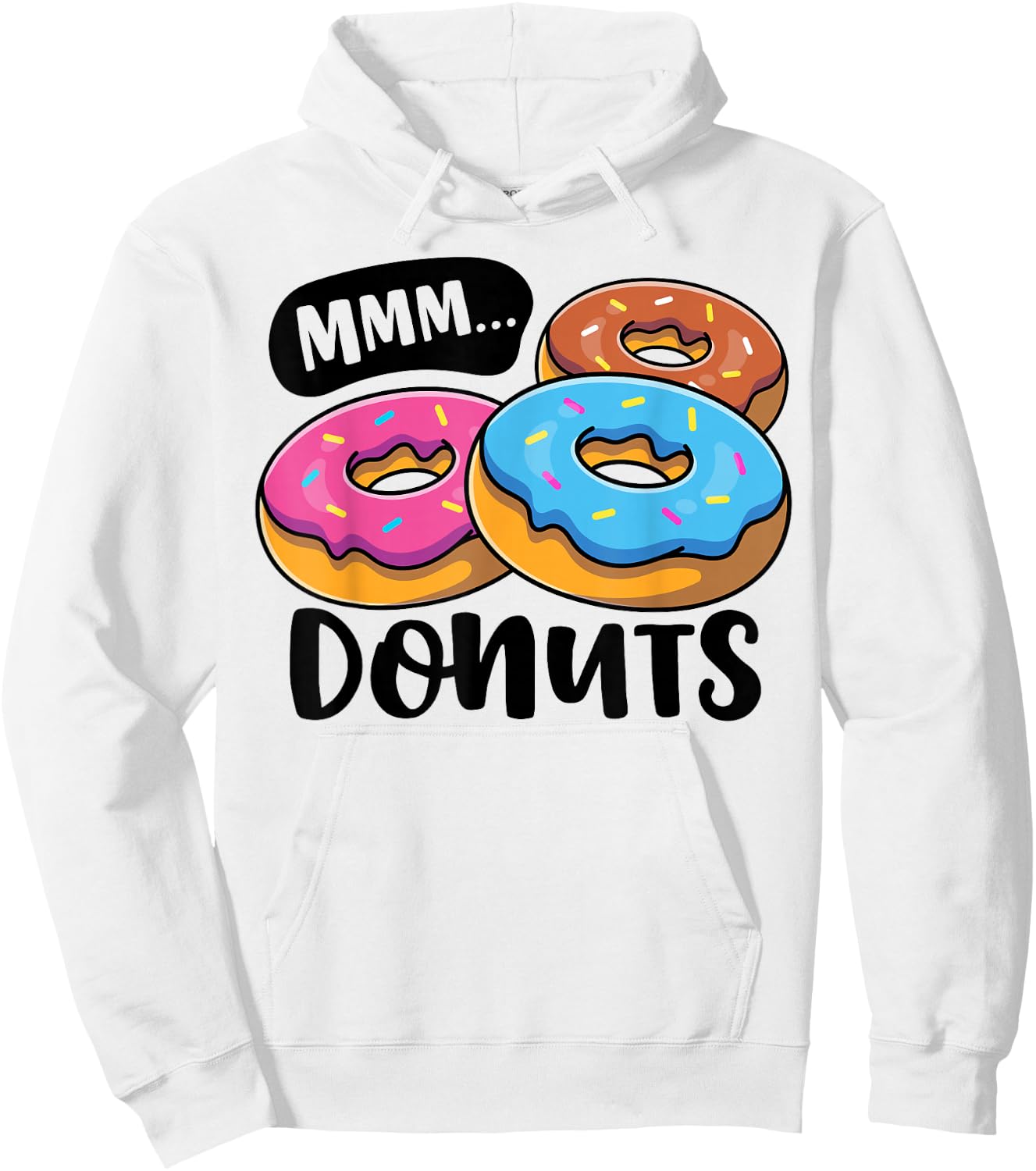 MMM Donuts Donut Lover Funny Girls Women Doughnut Squad Food Hoodie - Hoodie | White