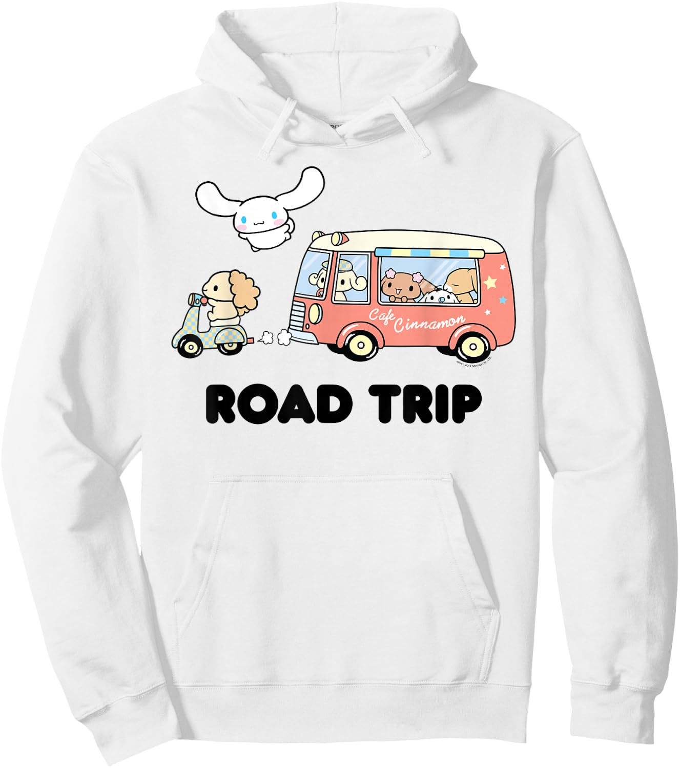 Cinnamoroll Road Trip Hoodie - Hoodie | White