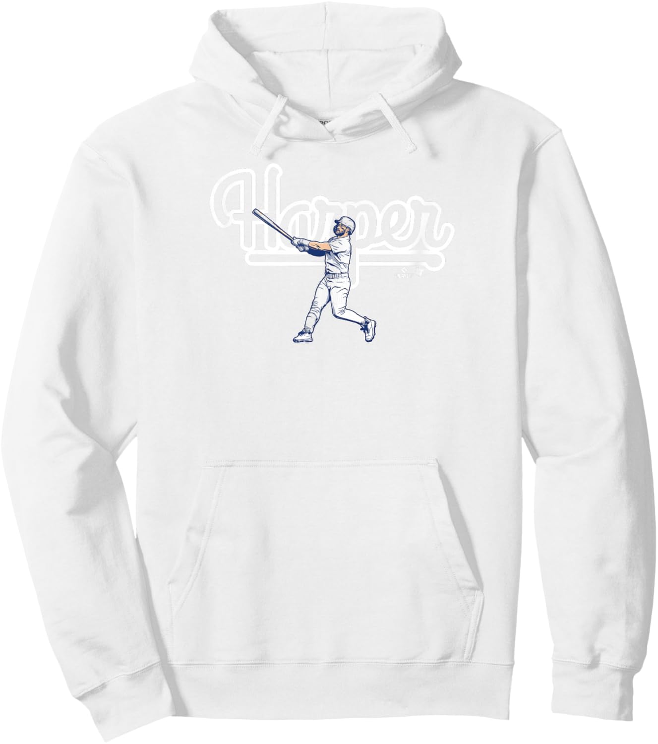 Bryce Harper - Philly Swing - Philadelphia Baseball Hoodie - Hoodie | White