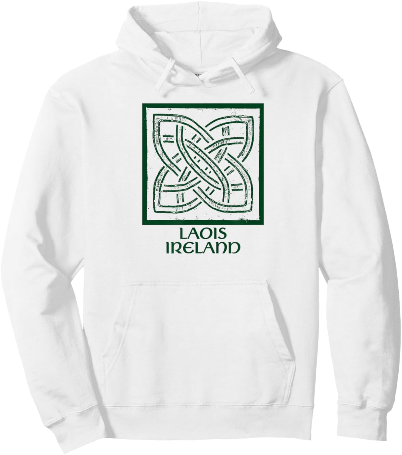 County Laois Ireland Hoodie - Hoodie | White