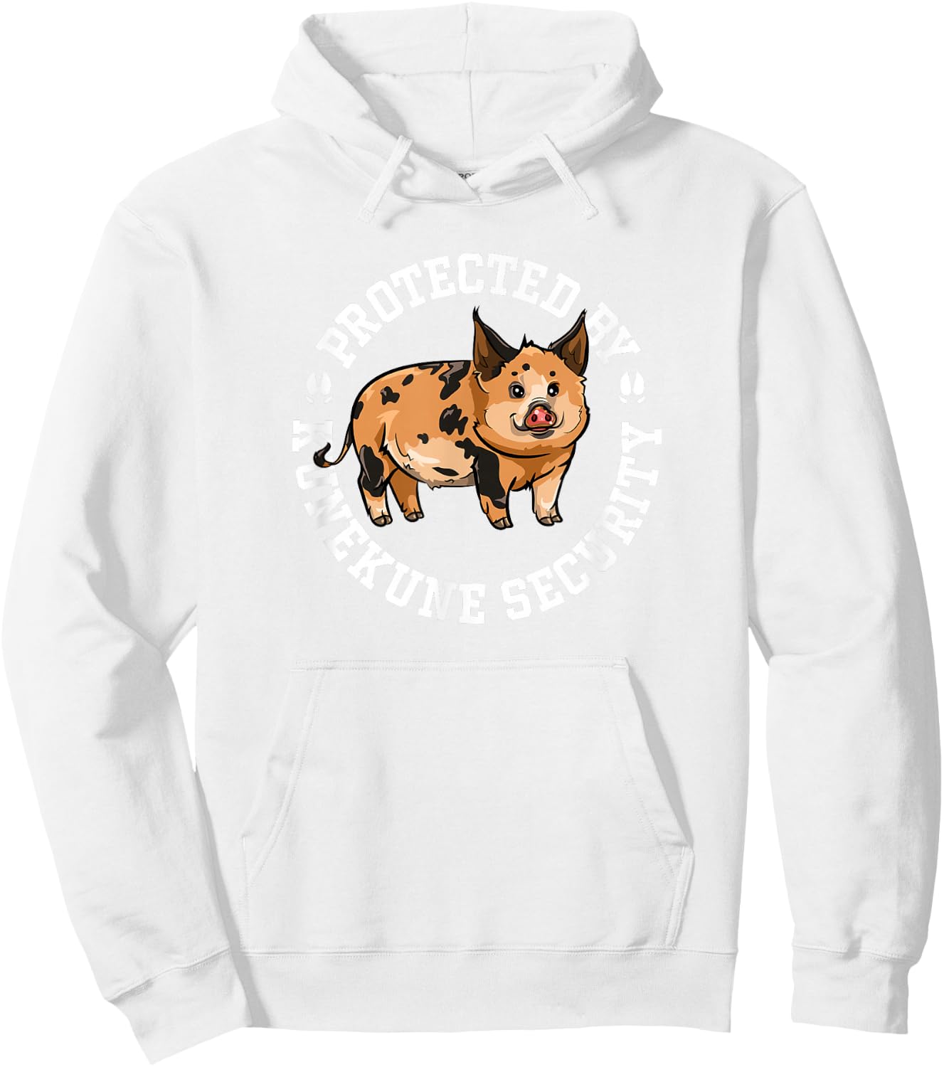 Kunekune Pig Security Hoodie - Hoodie | White